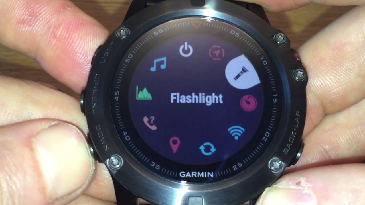 Обучающие материалы для Garmin Fenix ​​5 и 5x — горячие клавиши и меню управления