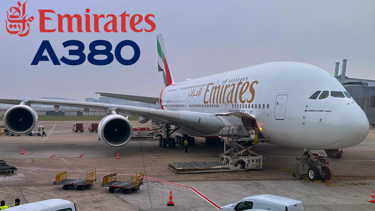 Emirates Airbus A380 ! 🇫🇷 Paris CDG - Dubai DXB 🇦🇪  [FULL FLIGHT REPORT]  Economy class