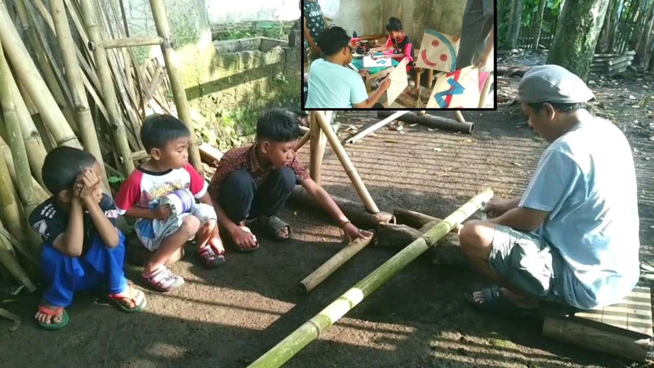 Dari batang bambu bisa menjadikan kebahagiaan