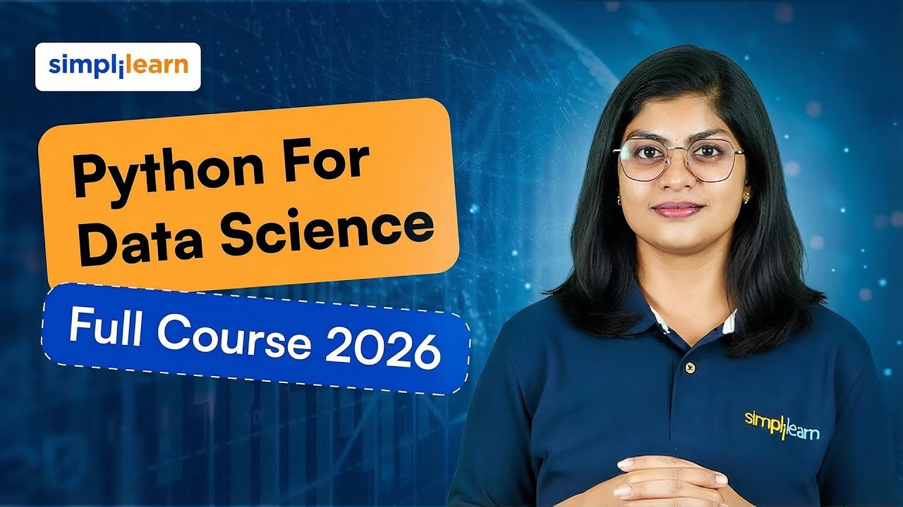 Python For Data Science Full Course 2026 [FREE] | Applied Data Science With Python | Simplilearn