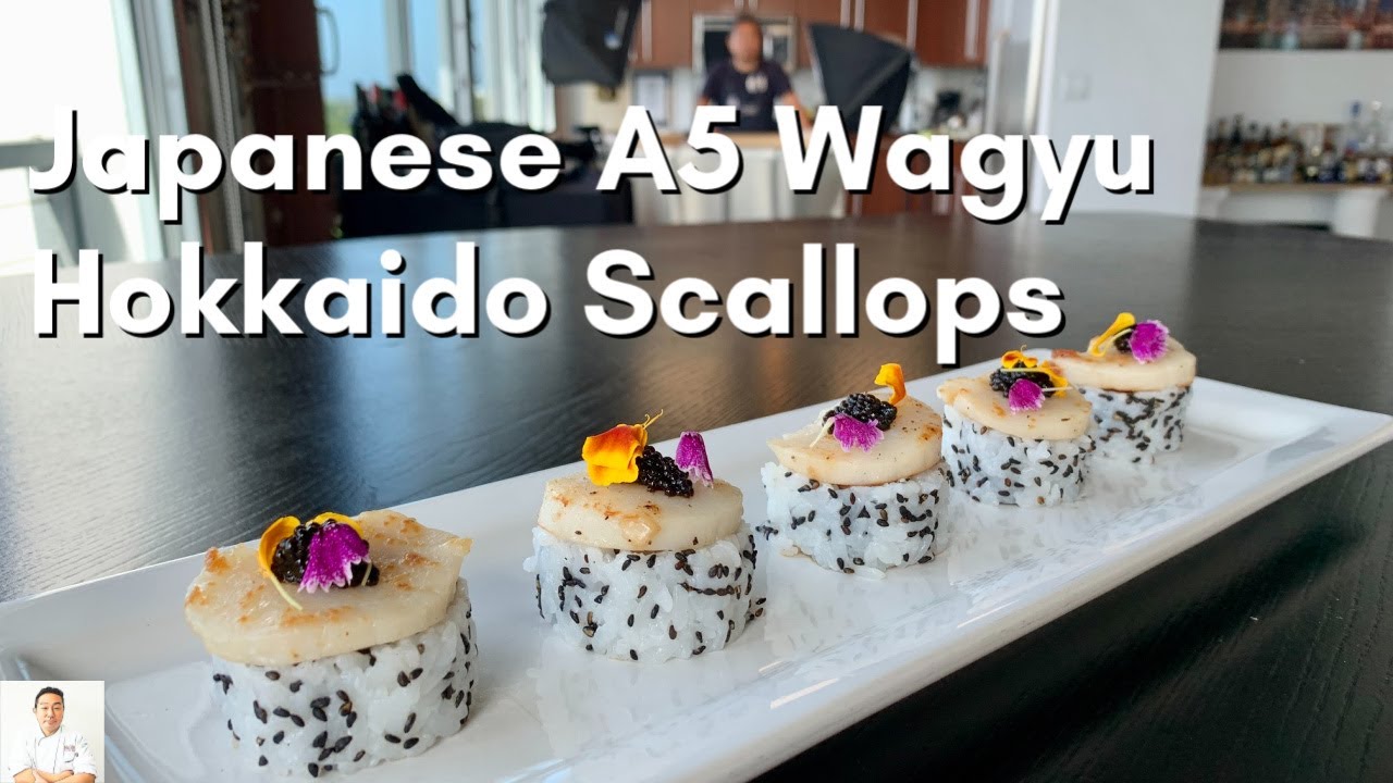 AMAZING Surf and Turf Roll | Japanese A5 Wagyu and Hokkaido Scallops