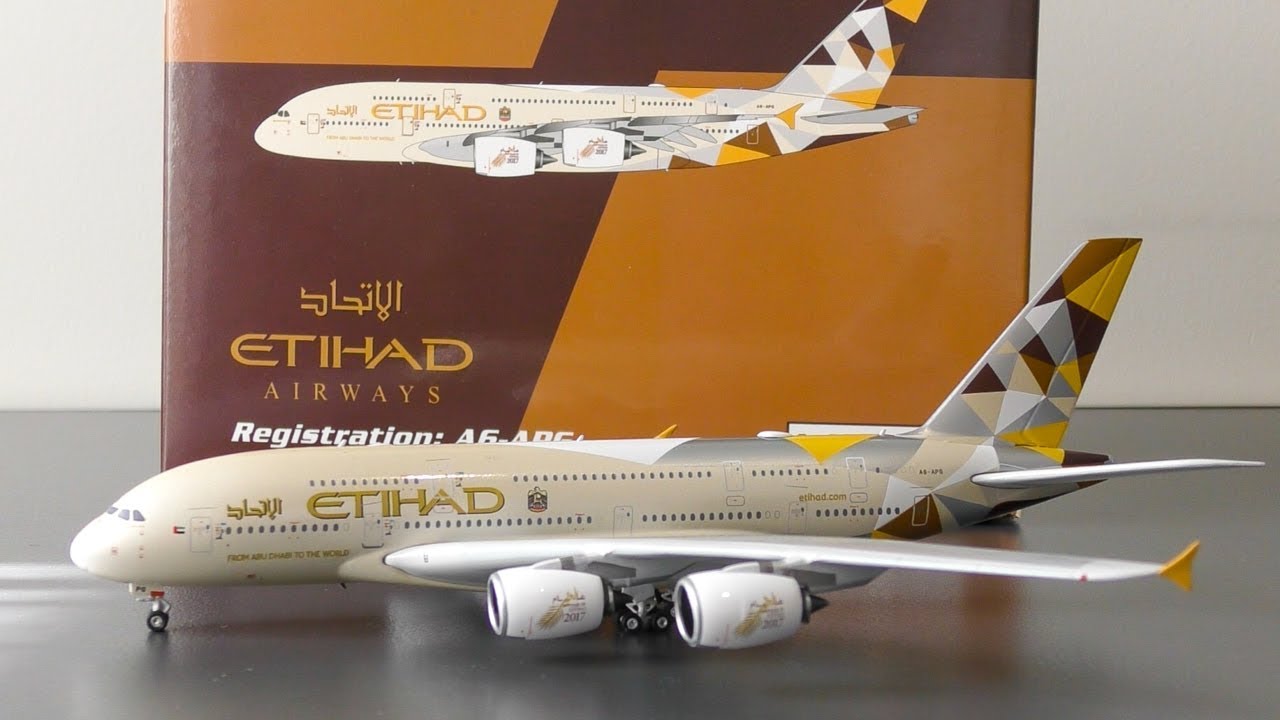 Phoenix 1:400 Etihad Airways A380-800 Unboxing and Review