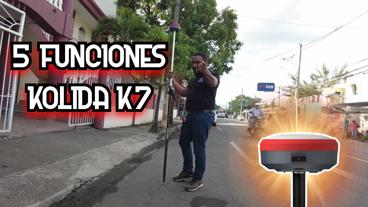 5 funciones innovadoras y prácticas del receptor GNSS Kolida K7