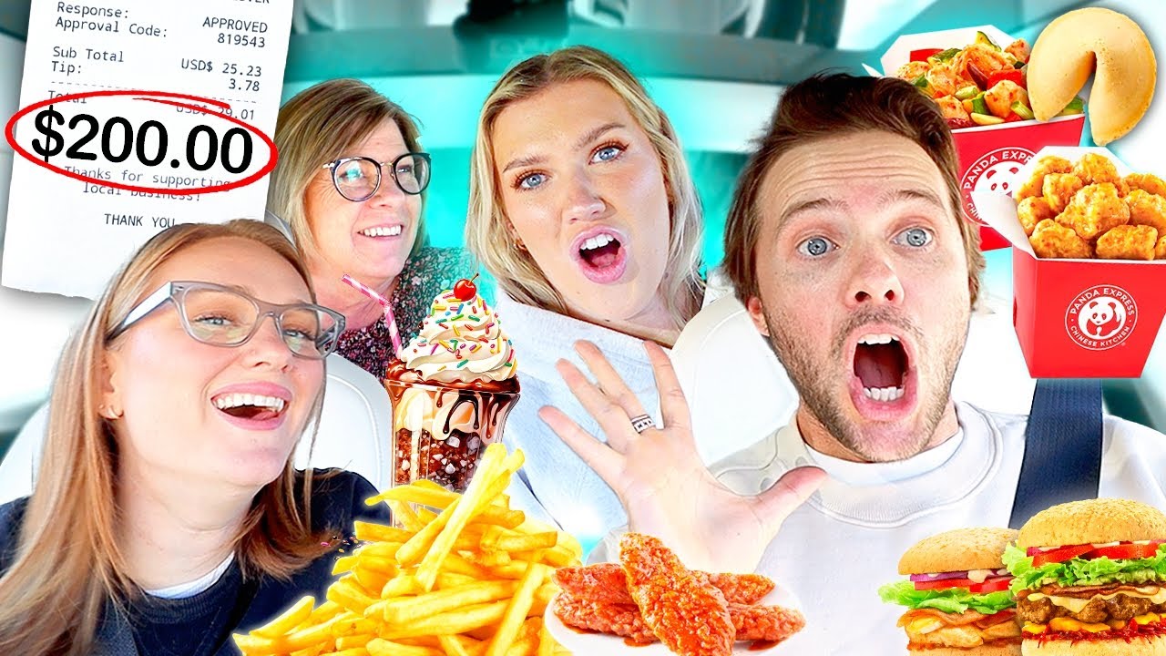 We Let the Person in Front of us DECIDE What We Eat For 24 Hours!!