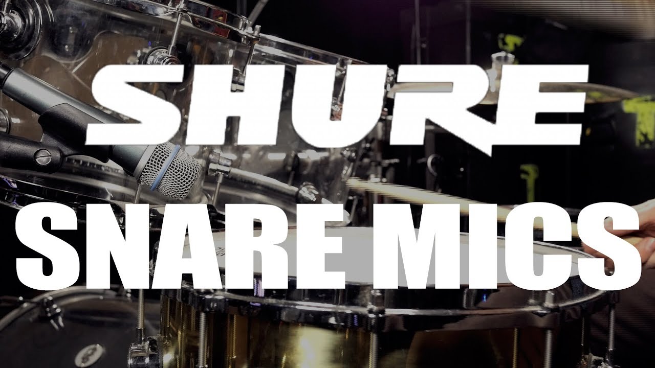Shure Snare Drum Microphone Comparison