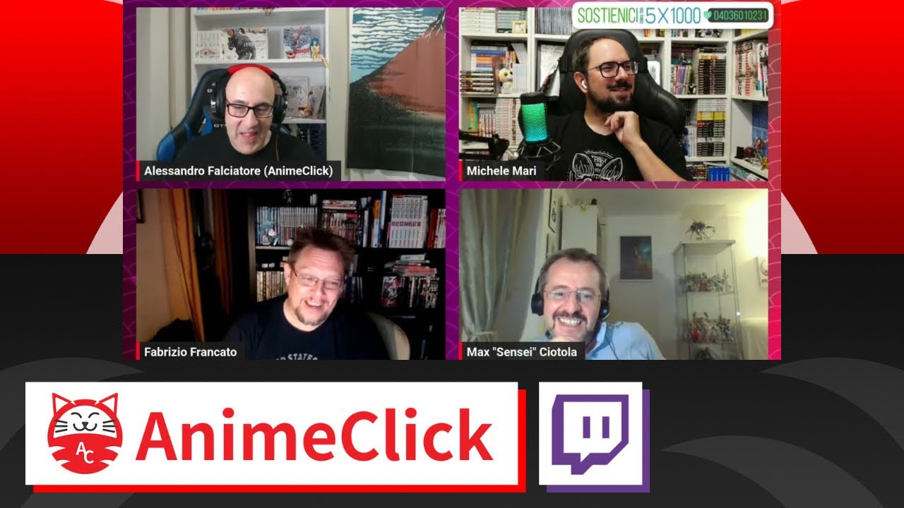4 chiacchiere (e sorprese) con l'editore: Sensei Manga | AnimeClick Live