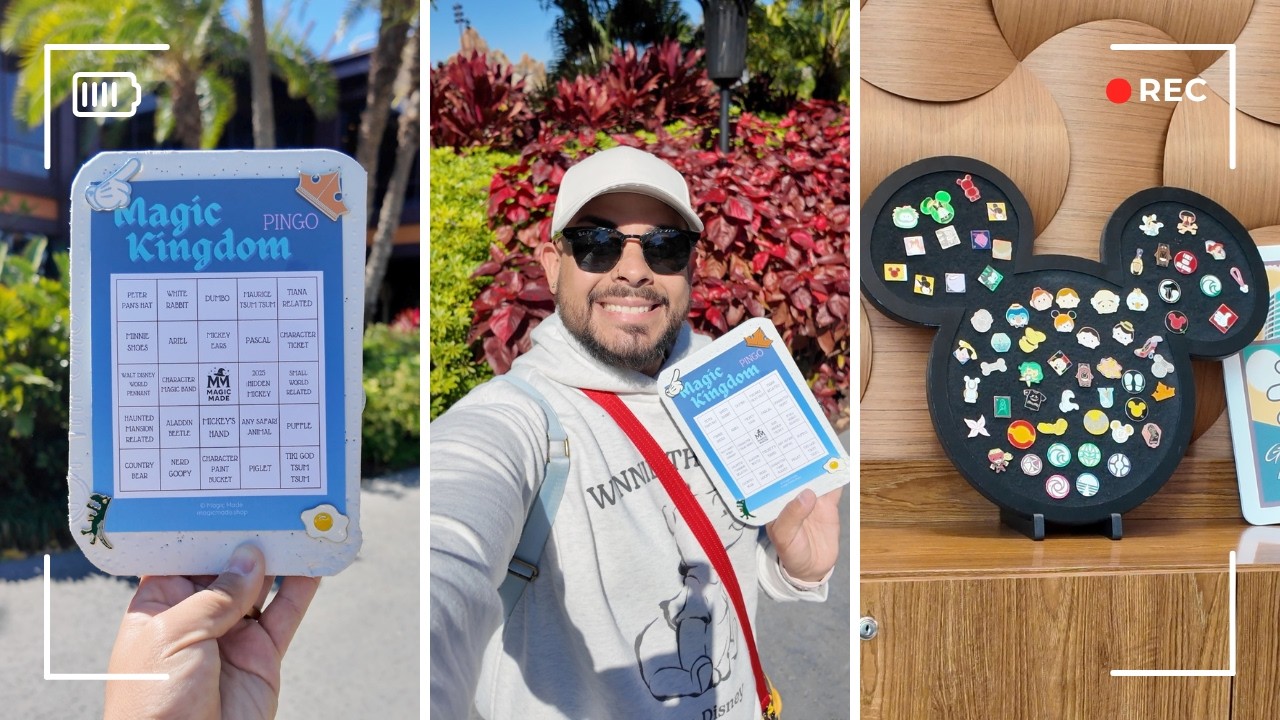 Pin Bingo Around The Magic Kingdom Resort Area - February 2026