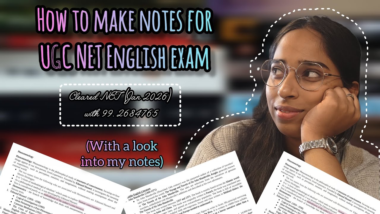 How to Make Notes for UGC NET English Exam | Complete Guidance #english #ugcnetenglish
