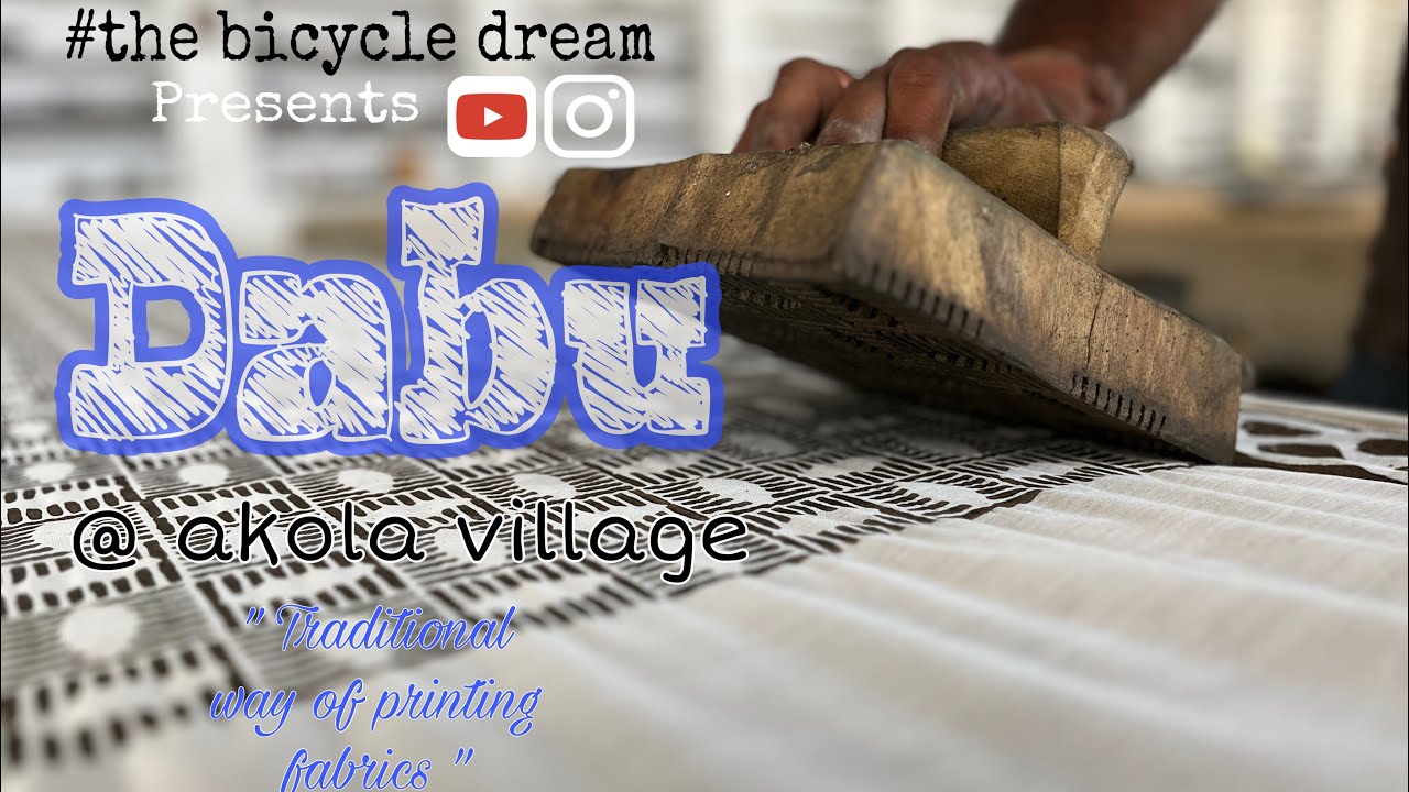 DABU Printing|Wooden Block Printing|Traditional Printing,Dyeing Process|Akola Village|Rajasthan