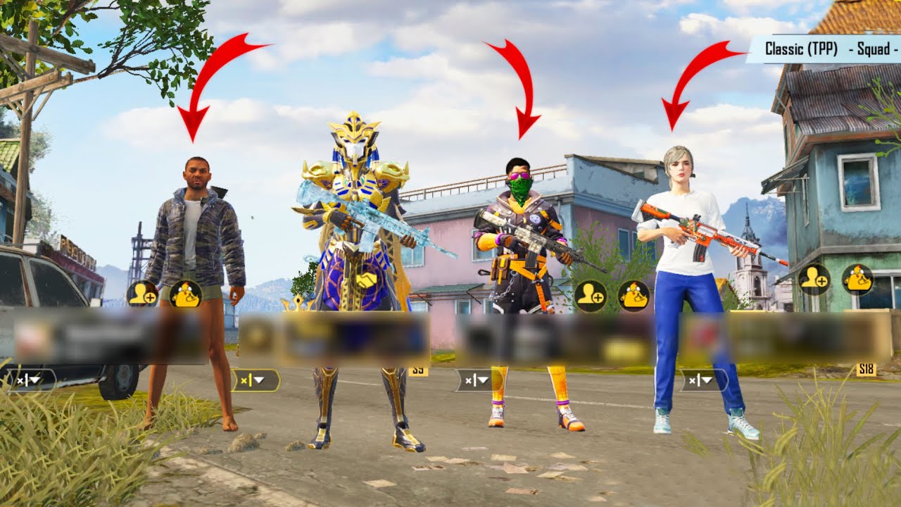 MUNNO with RANDOM SQUAD😍Pubg Mobile