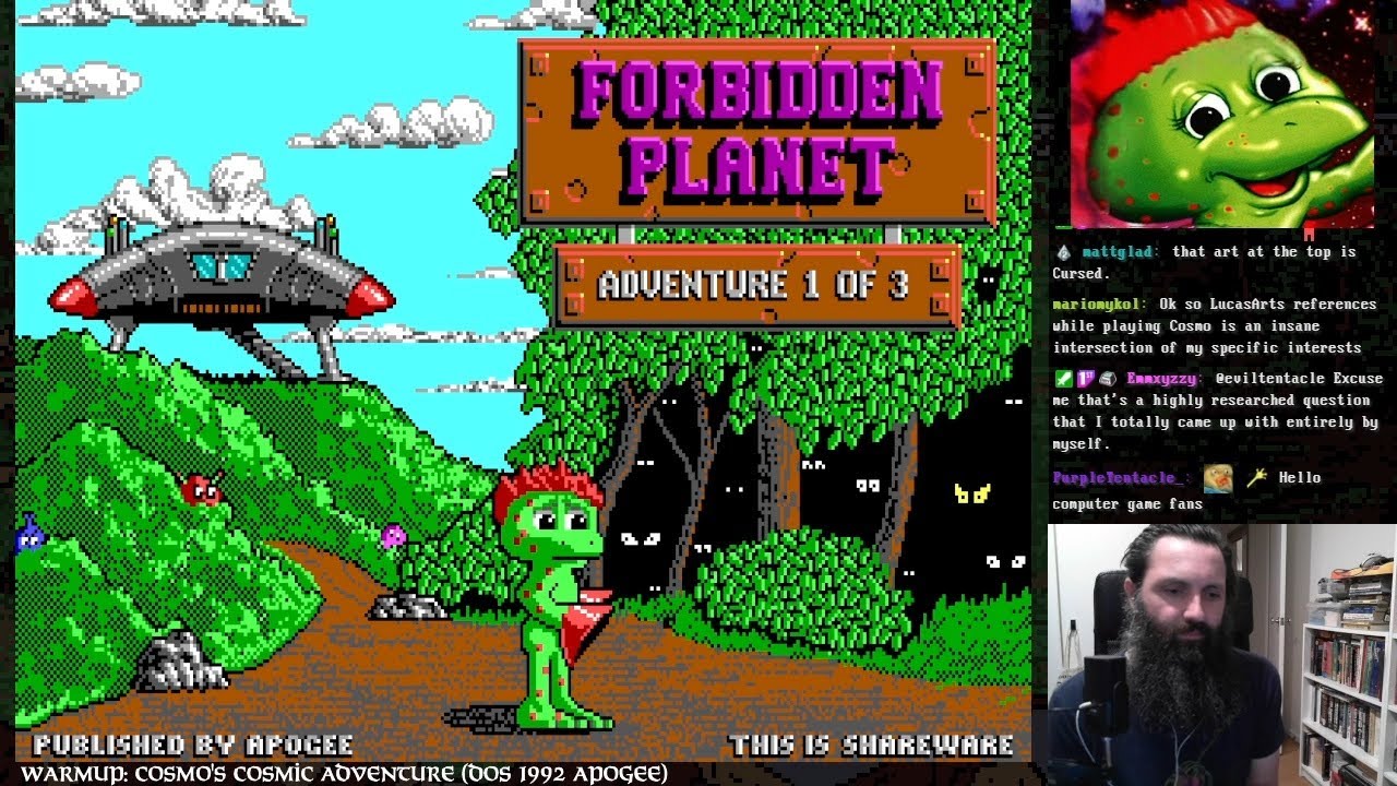 Longplay: Cosmo's Cosmic Adventure pt1 - Green alien kid adventures - 1992 DOS Apogee (2023-06-17.1)