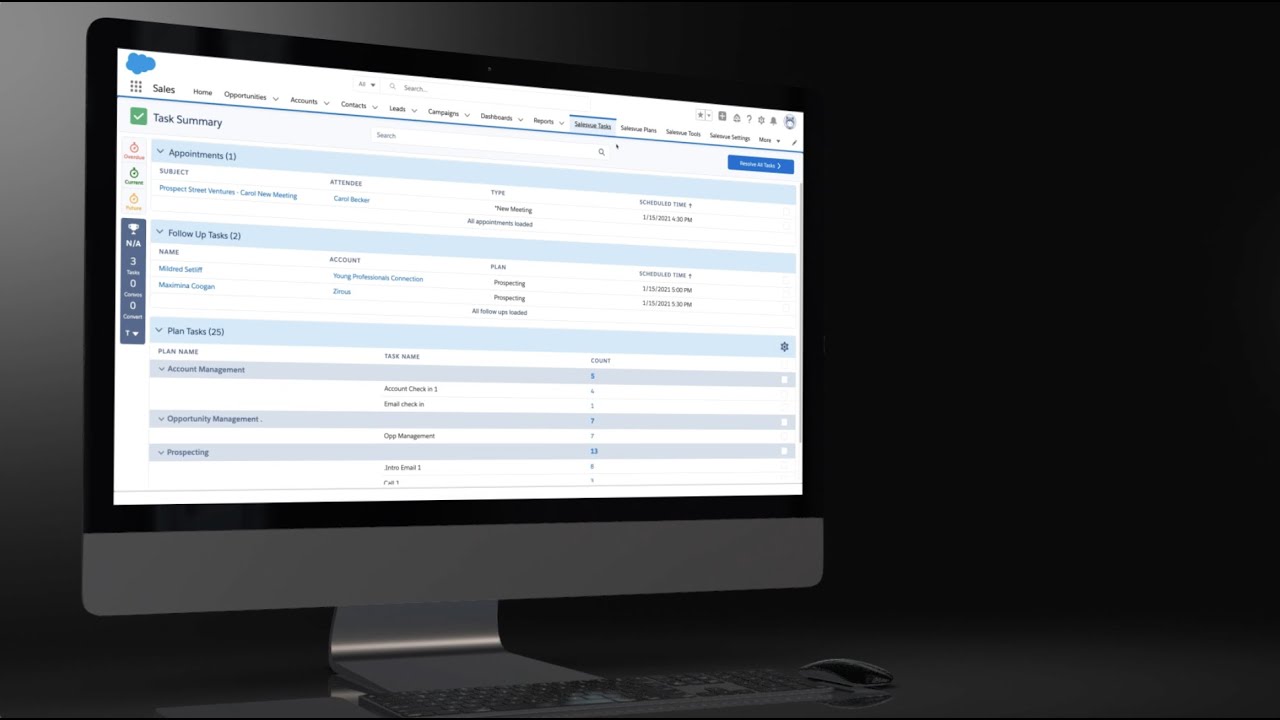 Salesvue Overview  | Salesforce-native Sales Engagement Platform