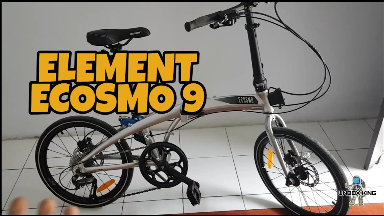 SEPEDA LIPAT ELEMENT ECOSMO 9 WARNA SILVER