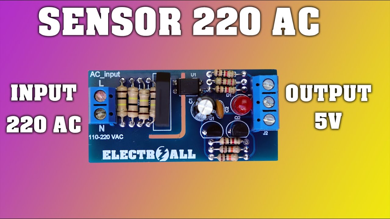 Como HACER  SENSOR DE VOLTAJE ALTERNA 220V AC, con SALIDA DIGITAL de 5V || CIRCUITO BIEN EXPLICADO!