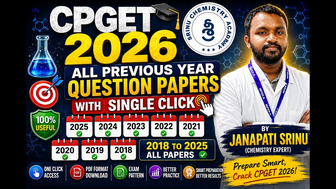 CPGET Previous Year Question Papers | CPGET Last Year Question Papers | CPGET 2026 Questions