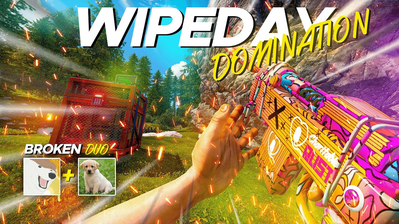 DOMINATING WIPEDAY as a 30,000 HOUR DUO - Rust