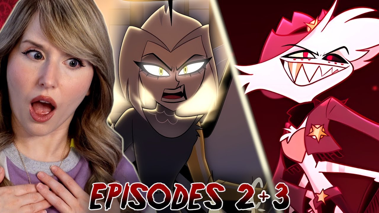 THEATRE NERD REACTS TO HAZBIN HOTEL - 2x02 & 2x03 - STORYTELLER & BEHIND CLOSED DOORS
