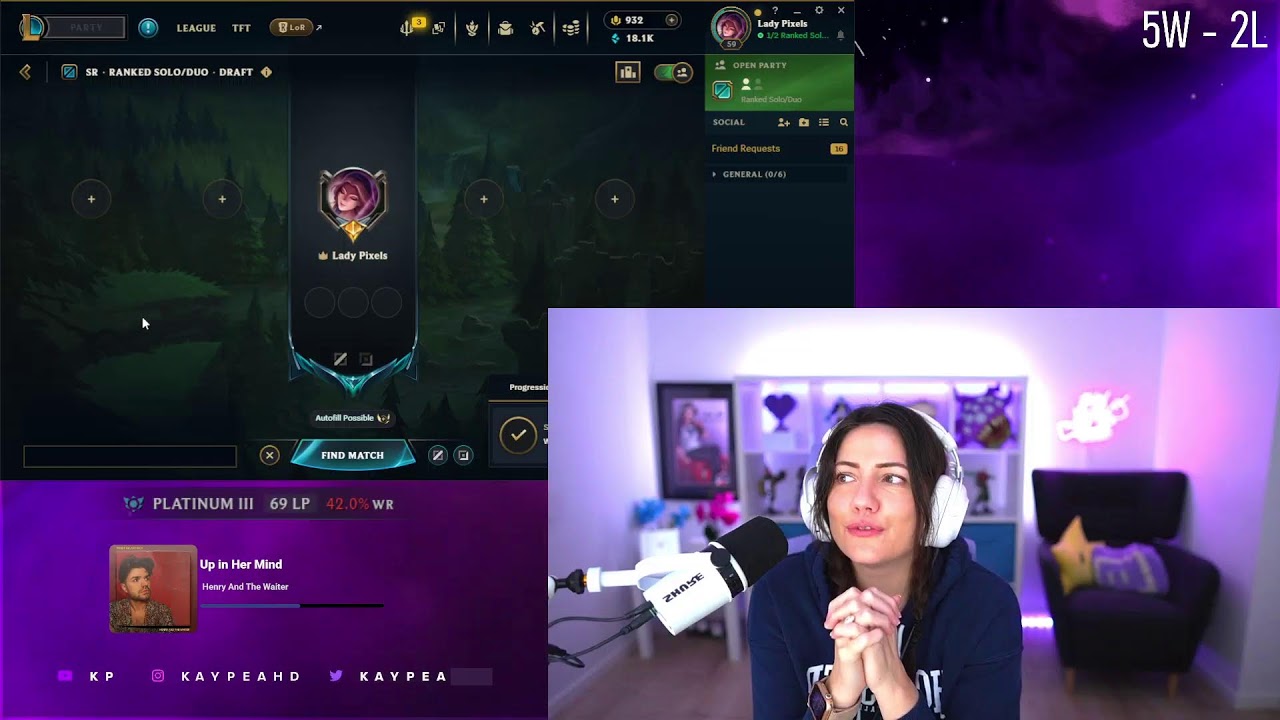 ✨ KayPea - ✨The BEST ᵐᵉᵈᶦᵒᶜʳᵉ Mid - Positivity in SoloQ :)