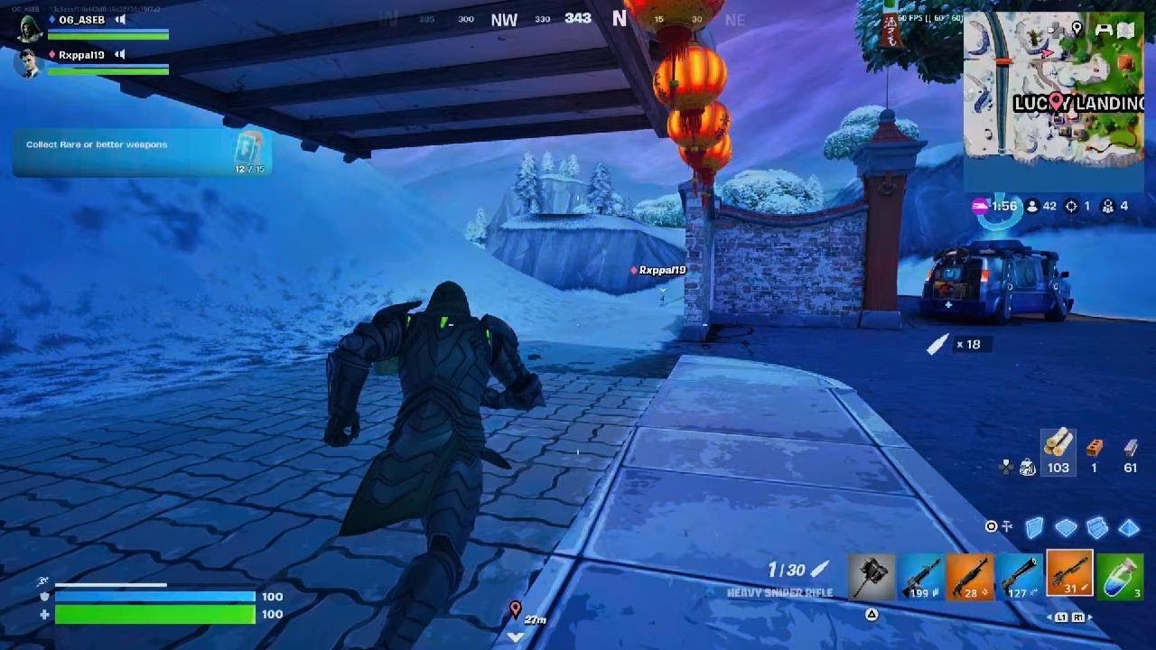 Fortnite dubs with rexy builds OG