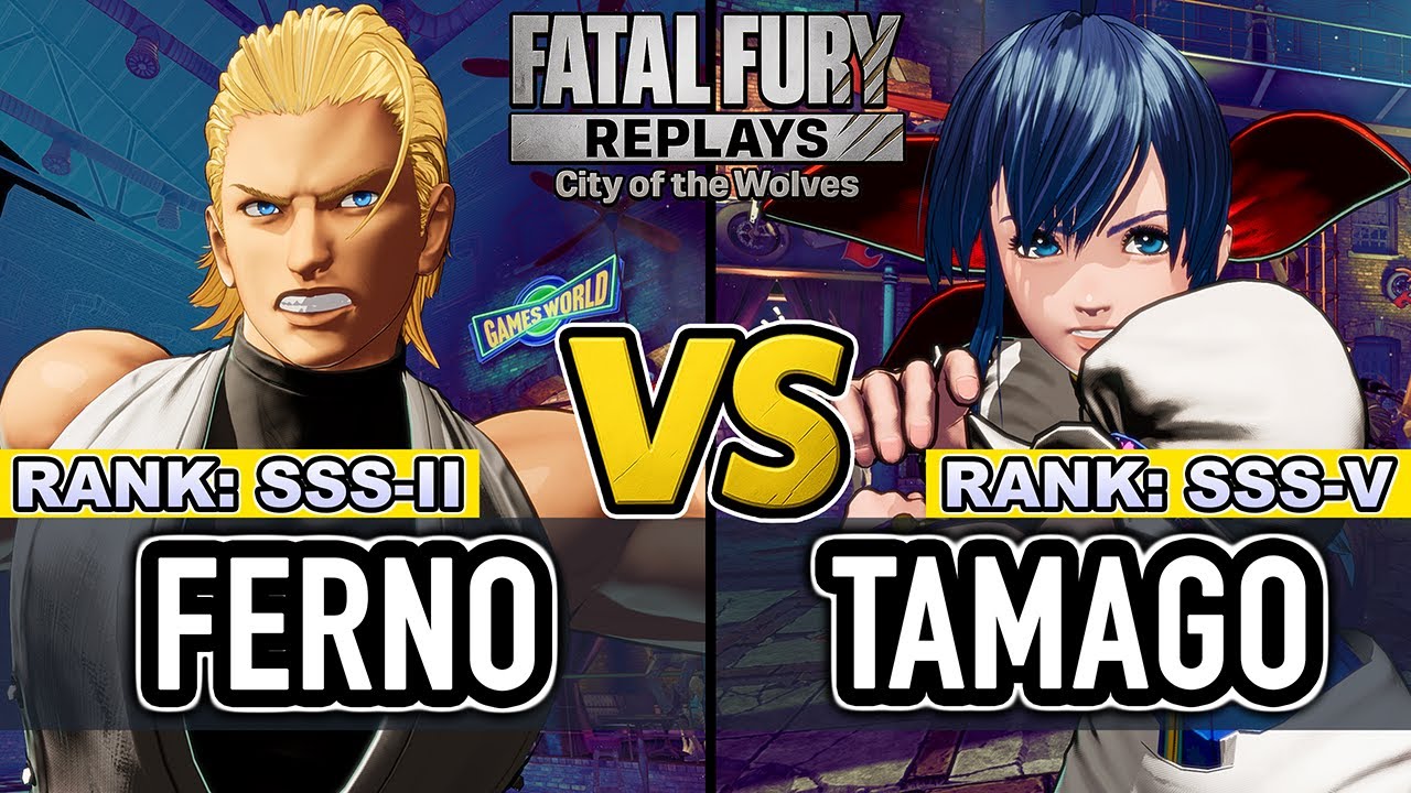 FF COTW ▰ FERNO (Andy) vs TAMAGO (Hotaru) ▰ Fatal Fury CotW High Level Gameplay