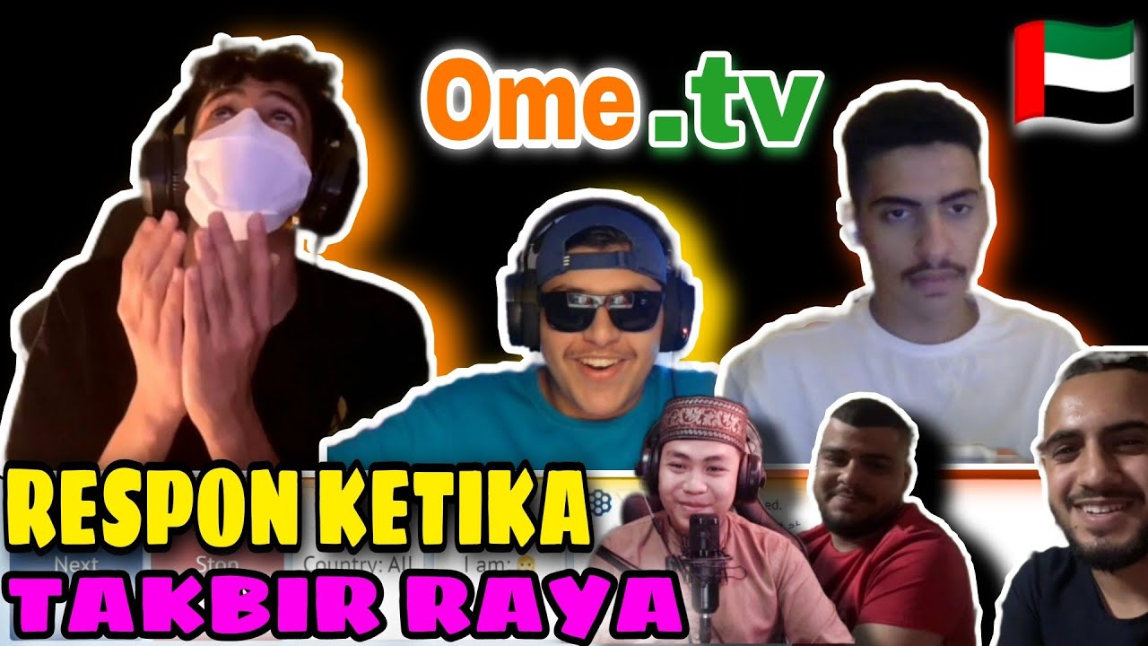MASYA ALLAH ‼️- BEGINI REAKSI ORANG ARAB KETIKA MENDENGAR TAKBIR RAYA  DI - OME.TV INTERNASIONAL