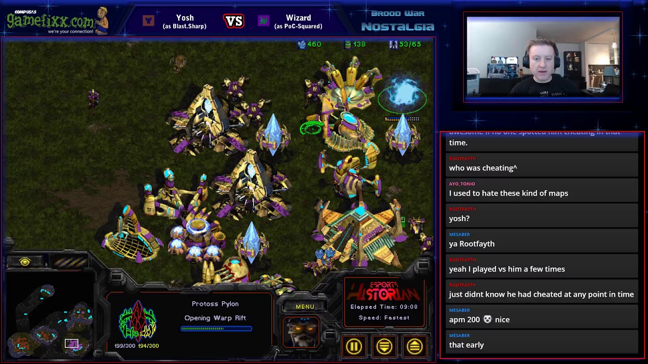 Yosh Vs Wizard on Dire Straits (2002 CompUSA 20k Gamefixx Starcraft Ladder Game)