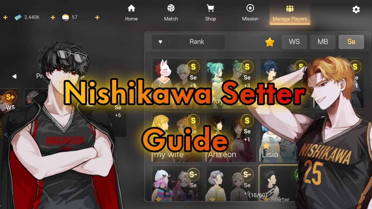 I Tried Every Setter For NISHIKAWA so you Don't Have to