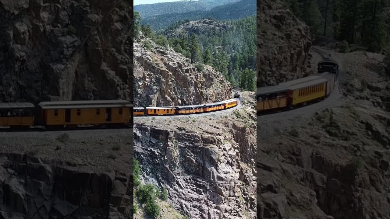 Around The Bend #durangoandsilverton #train #railroad #railway #steam #trains #railfan #railfanning