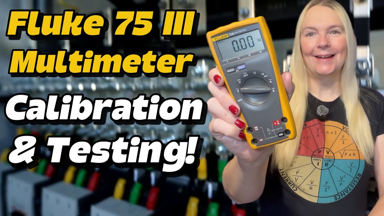 Калибровка и тестирование мультиметра Fluke 75 III!