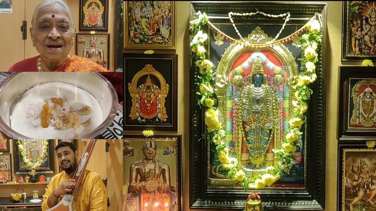 NEW YEAR SPL | Pooja Room Tour | Instant Naivedyam | Nayaganai Nindra | Shantha Paati & R.P. Shravan