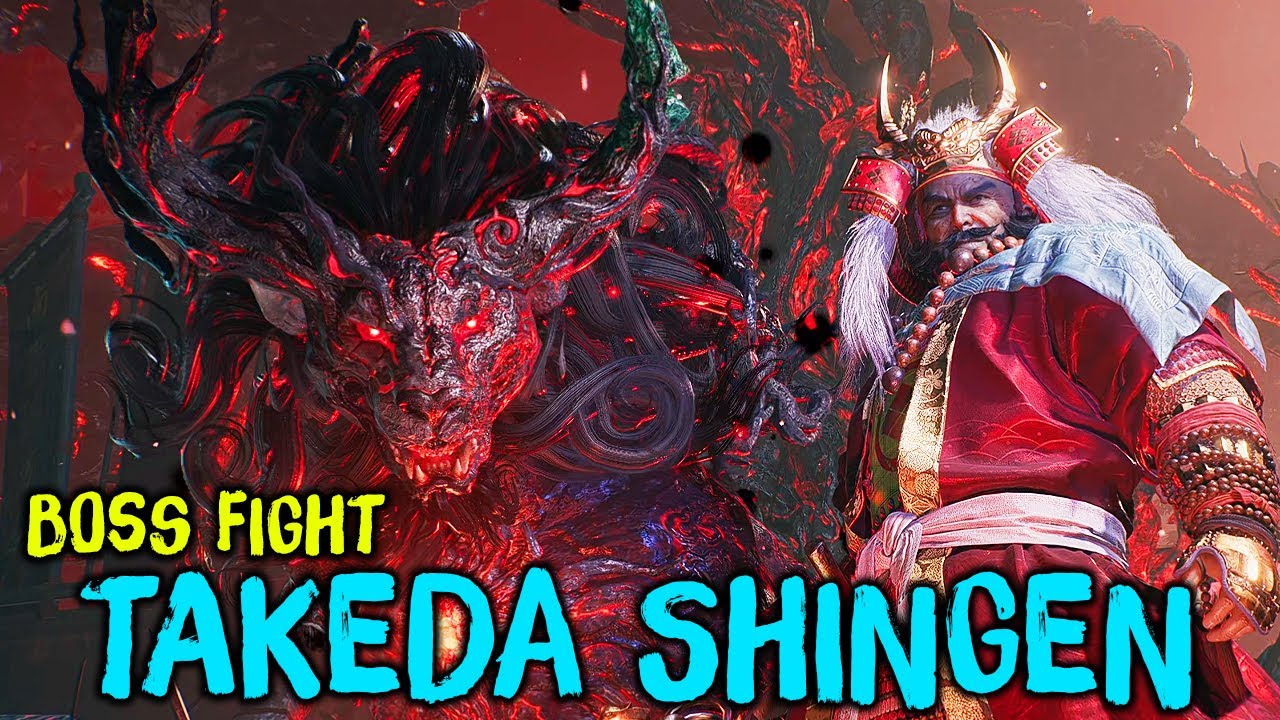 Nioh 3 - Beating Takeda Shingen Second Crucible Boss Fight
