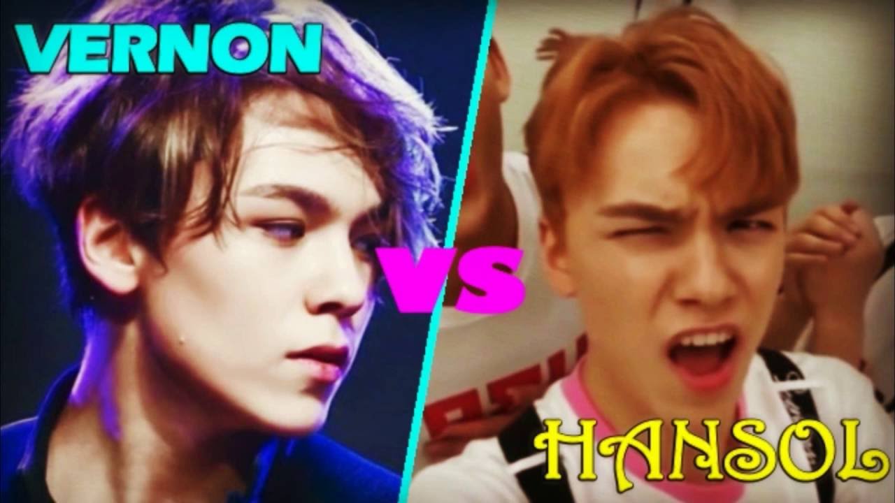 ▲Seventeen Vernon vs Hansol▲