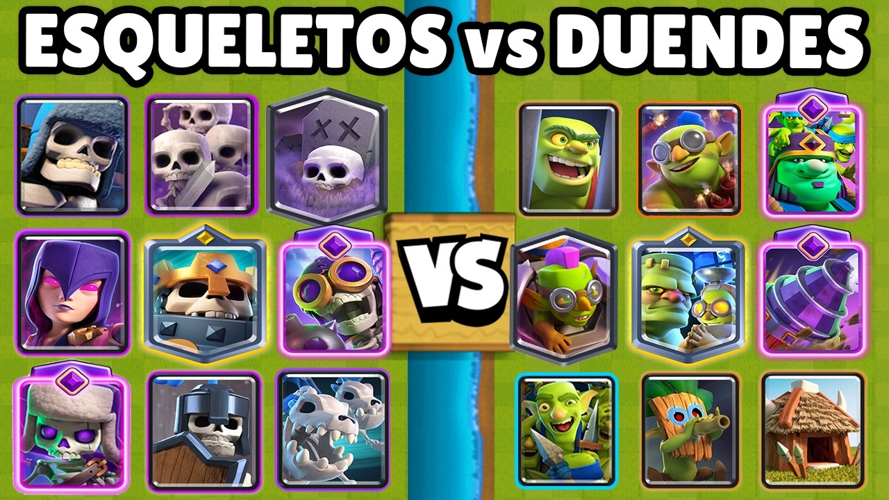 Duendes vs Esqueletos | Olimpiadas de Clash Royale