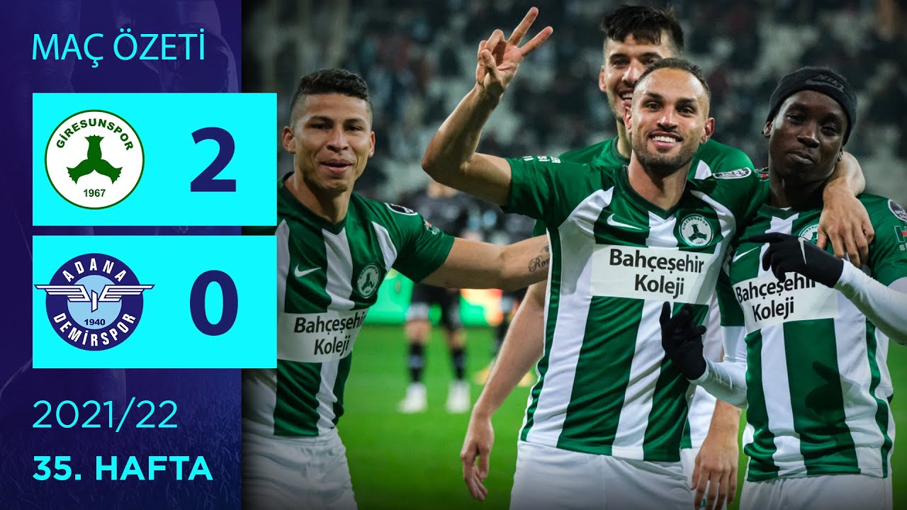 ÖZET: Giresunspor 2-0 Adana Demirspor | 35. Hafta - 2021/22