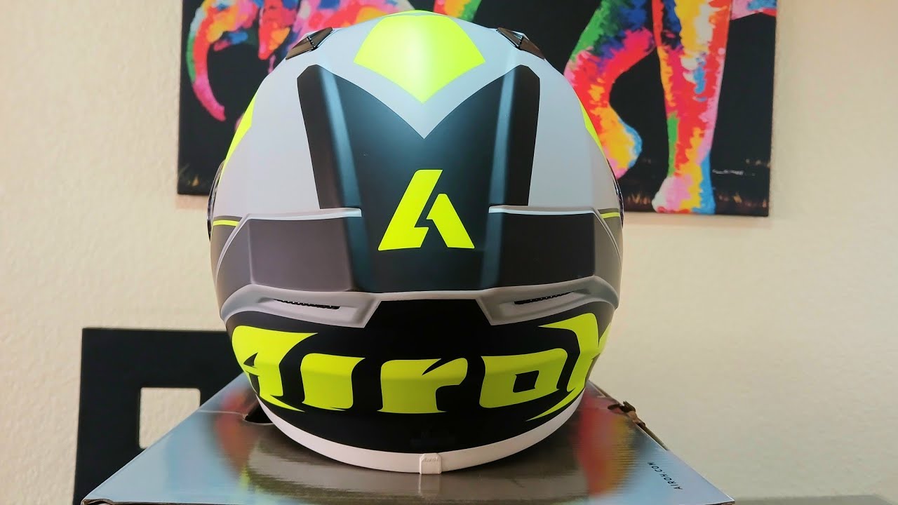 Airoh Valor Wings Yellow Matt Italy Helmet Gascon !!!!!