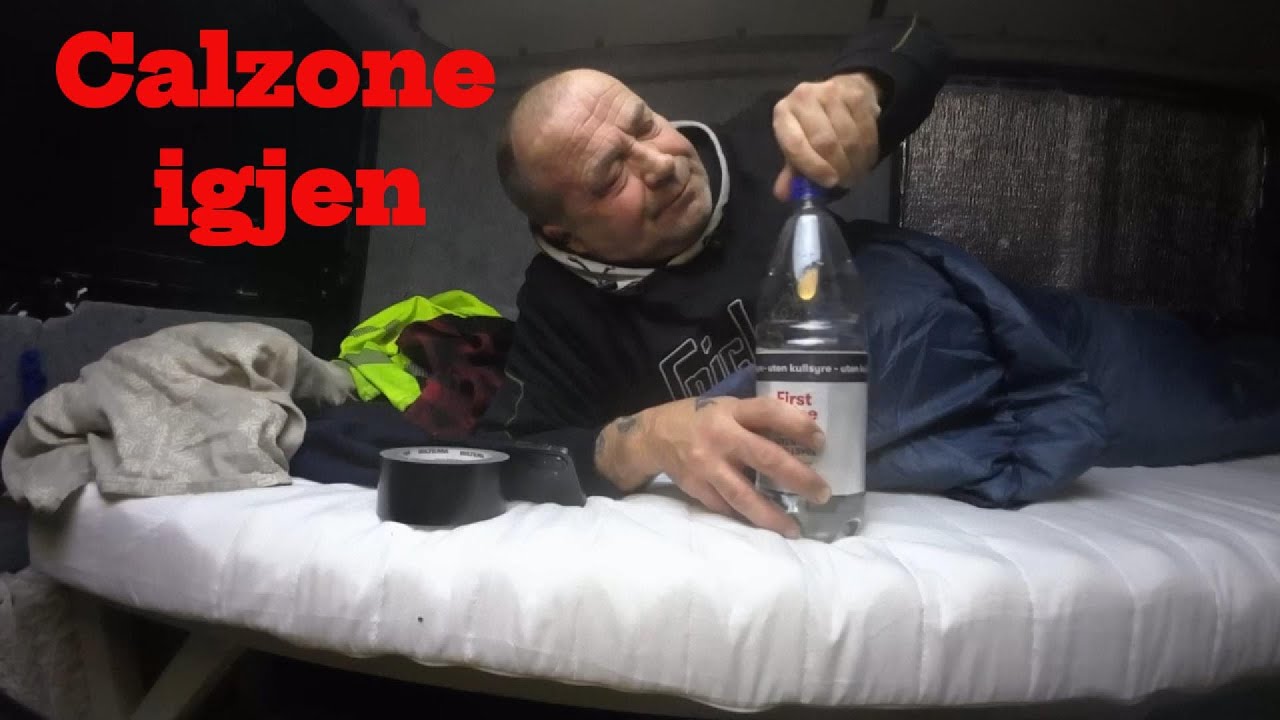 I mangel på ingredienser ble det Calzone pizza igjen