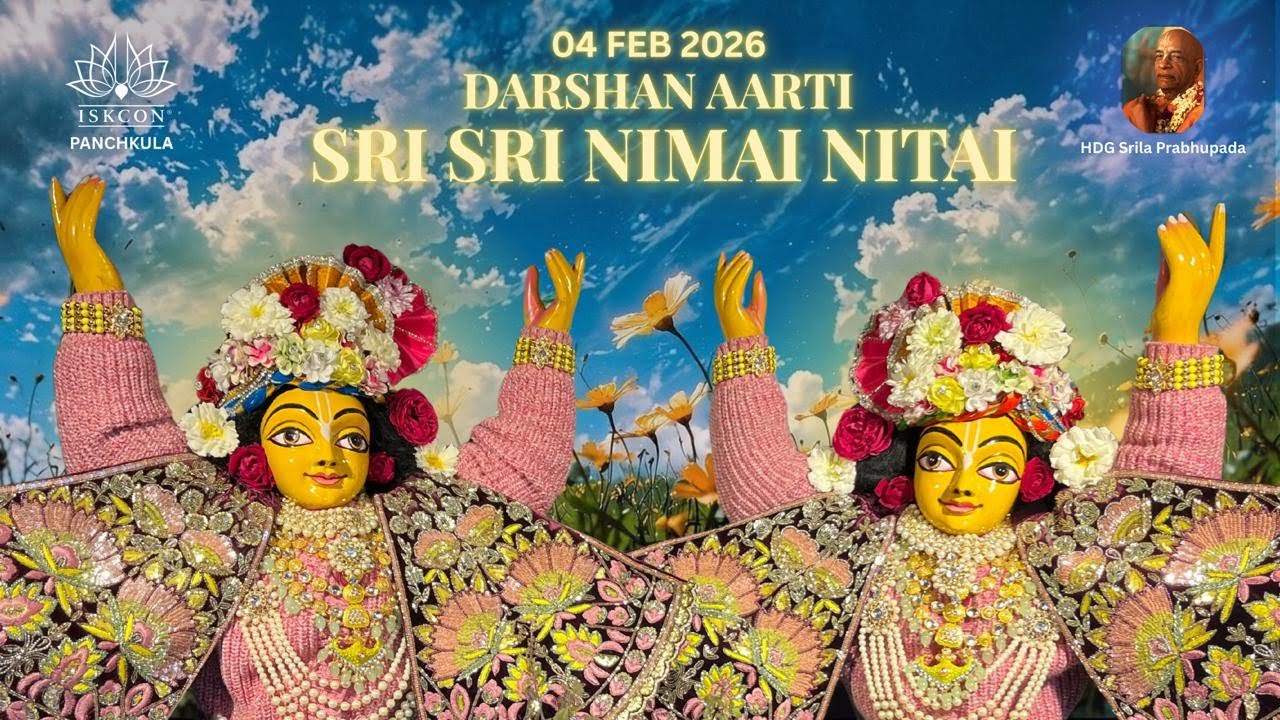 Live Aarti - 04 February - Sri Sri Gaur Nitai- Sankirtan Vigraha - ISKCON PANCHKULA - Panihati BACE