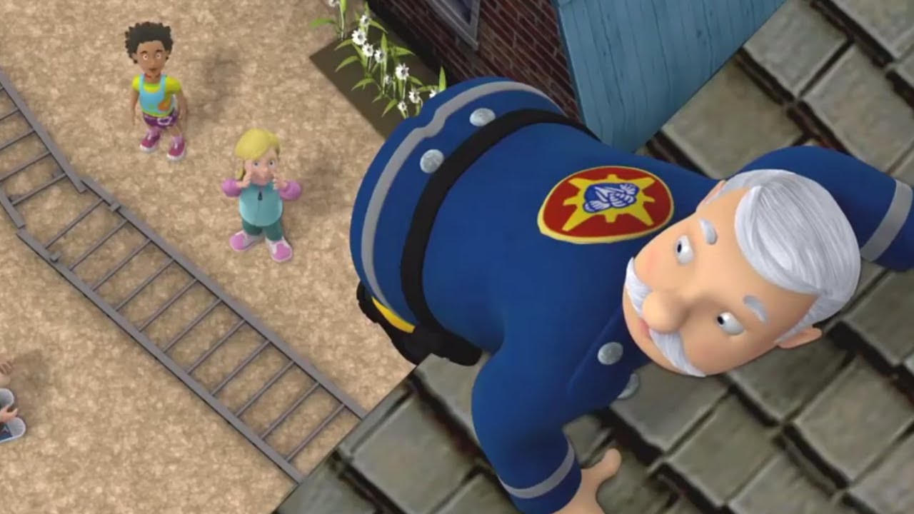 Brandweerman Sam Nederlands Nieuwe Afleveringen 🔥 Stafofficier Steele op het dak 🚒Kinderfilms