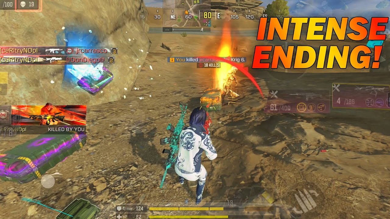 Most Intense Ending in COD MOBILE BR!🔥| Solo vs Squads Gameplay