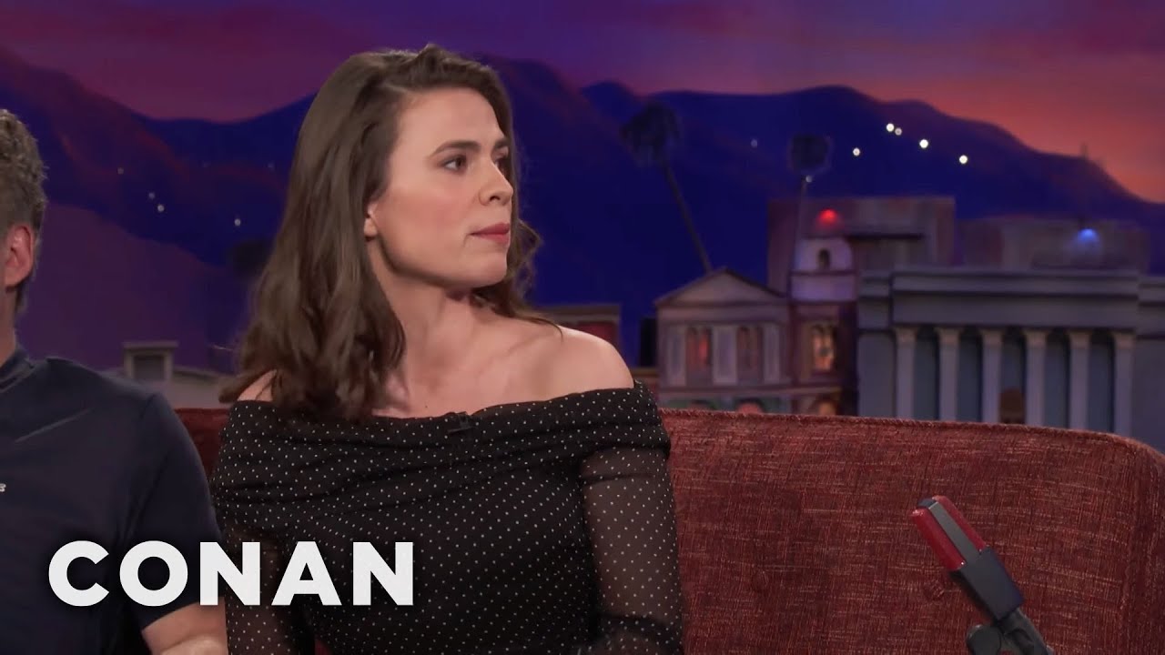 Hayley Atwell Compares Talk Show Appearances To Blind Dates | CONAN on TBS