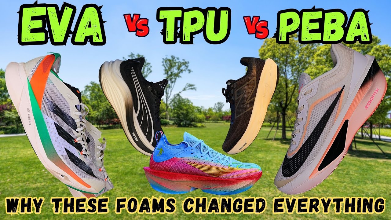 EVA vs TPU vs PEBA: The Foam Revolution That Changed Running Forever!   #EVA #PEBA #TPU #runfaster