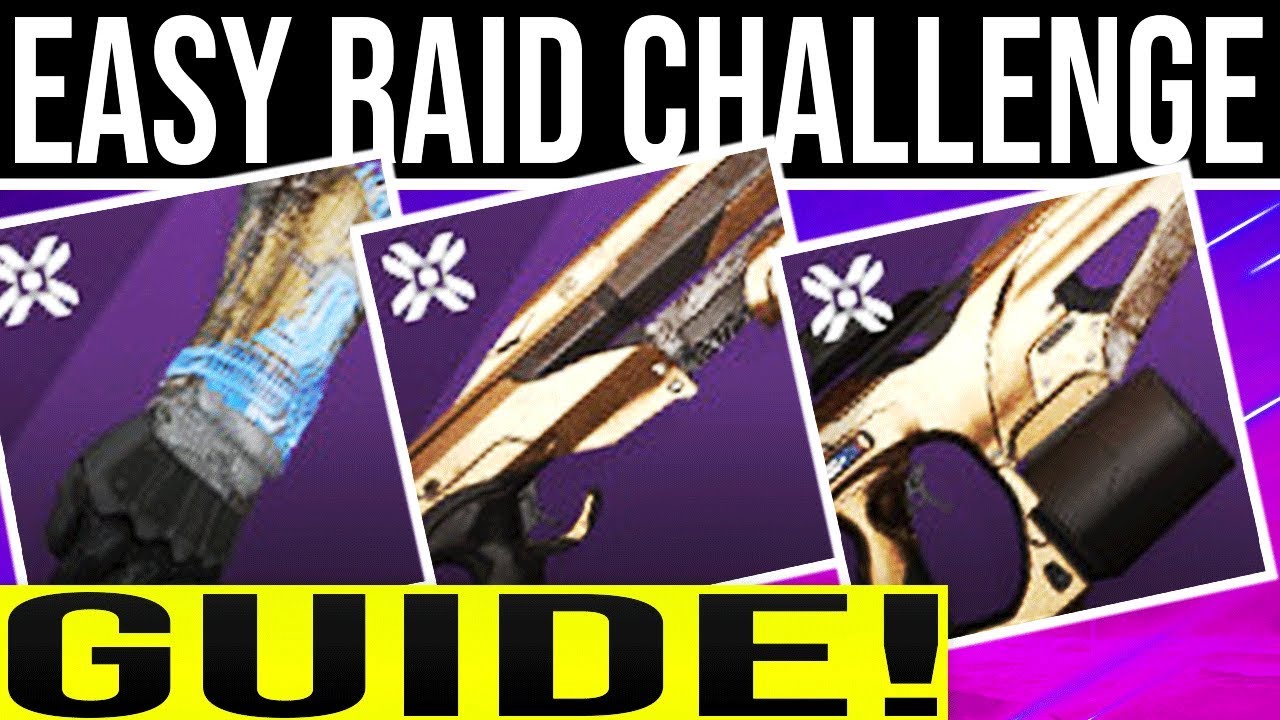 Destiny 2. EASY RAID CHALLENGE! 