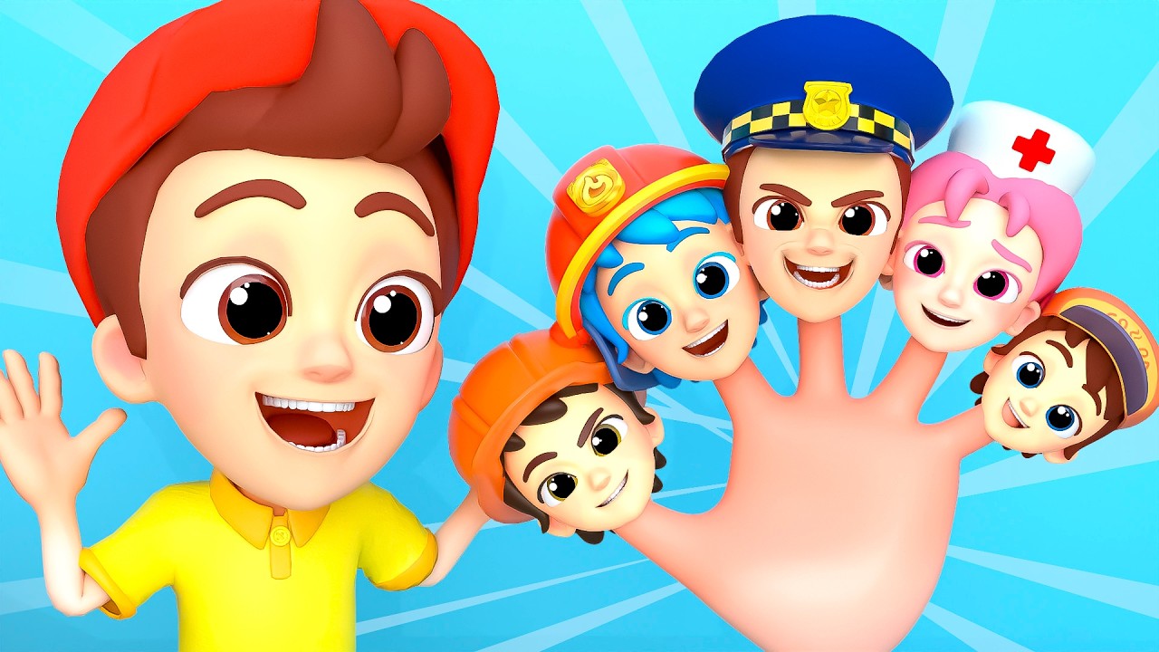Equipo de Rescate Familiar de Finger 3 - Canciones y Caricaturas para Niños