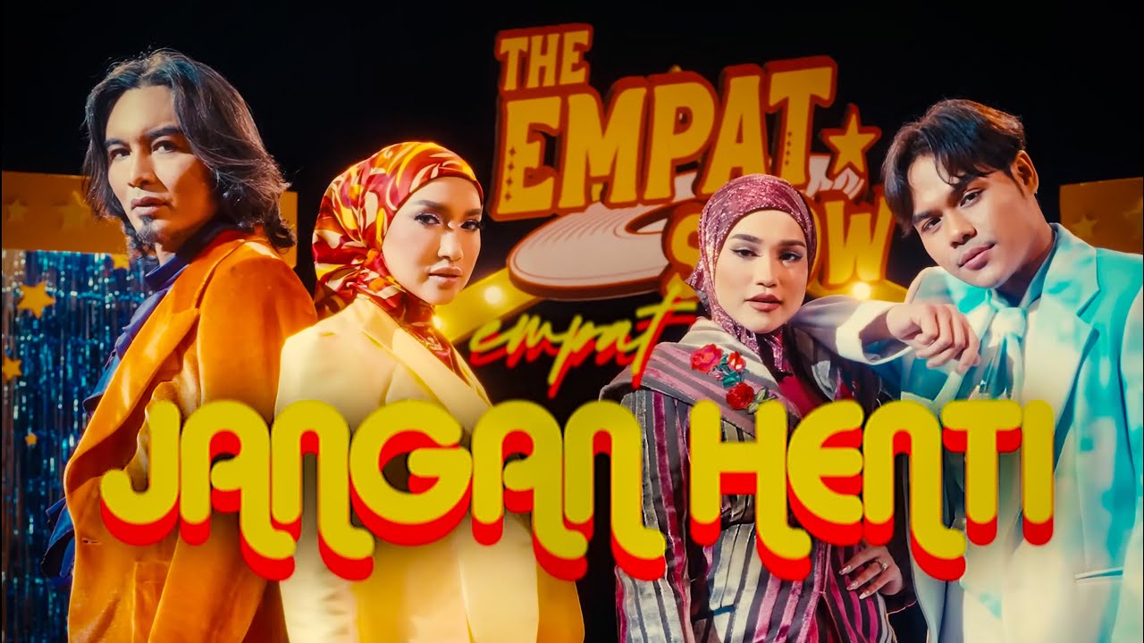 empat – Jangan Henti (Official Music Video) by Anuar Zain, Ziana Zain, Ernie Zakri, Syamel