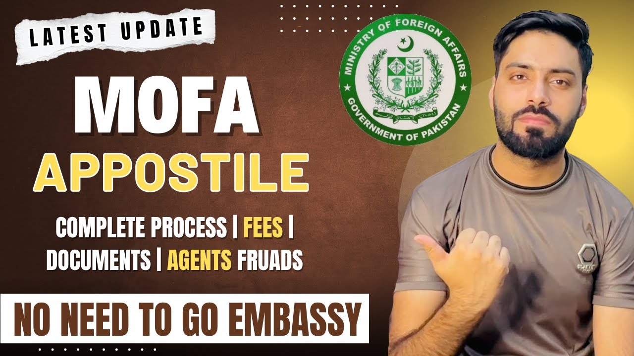 How to Apostille Attestation from MOFA | how to apostille | mofa apostille pakistan