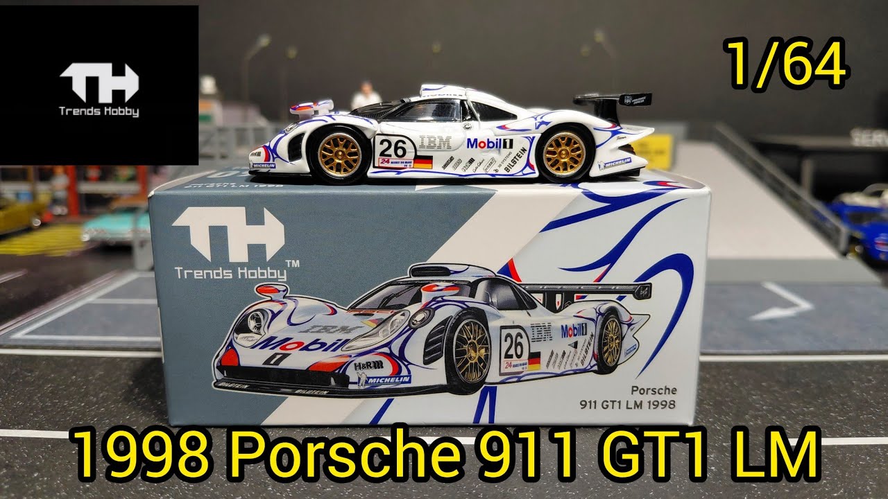 Давайте посмотрим на этот Porsche 911 GT1 LM от Trends Hobby.