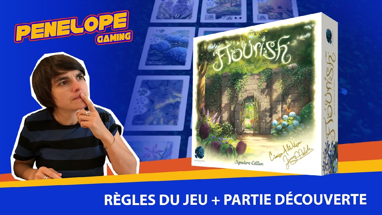 FLOURISH - Un jeu de draft fleuri avec @Barriqueades - { JEU DE SOCIETE }