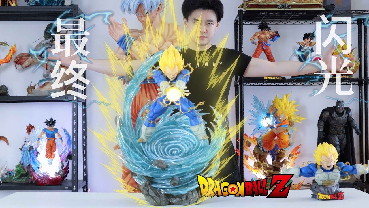RYU Vegeta Final Flash Resin Statue Review Figure  SSJ虽然’最终闪光’屁用没有, 但他帅啊【RYU 1/4 超级贝吉塔雕像测评 】