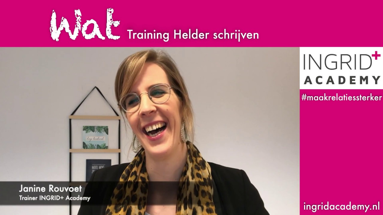 Training Helder schrijven