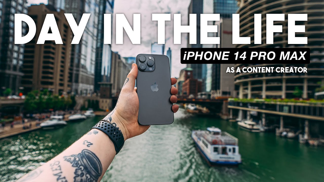 iPhone 14 Pro Max: РЕАЛЬНЫЙ день из жизни | Тест камеры и аккумулятора (БЕЗУМИЕ🤯)